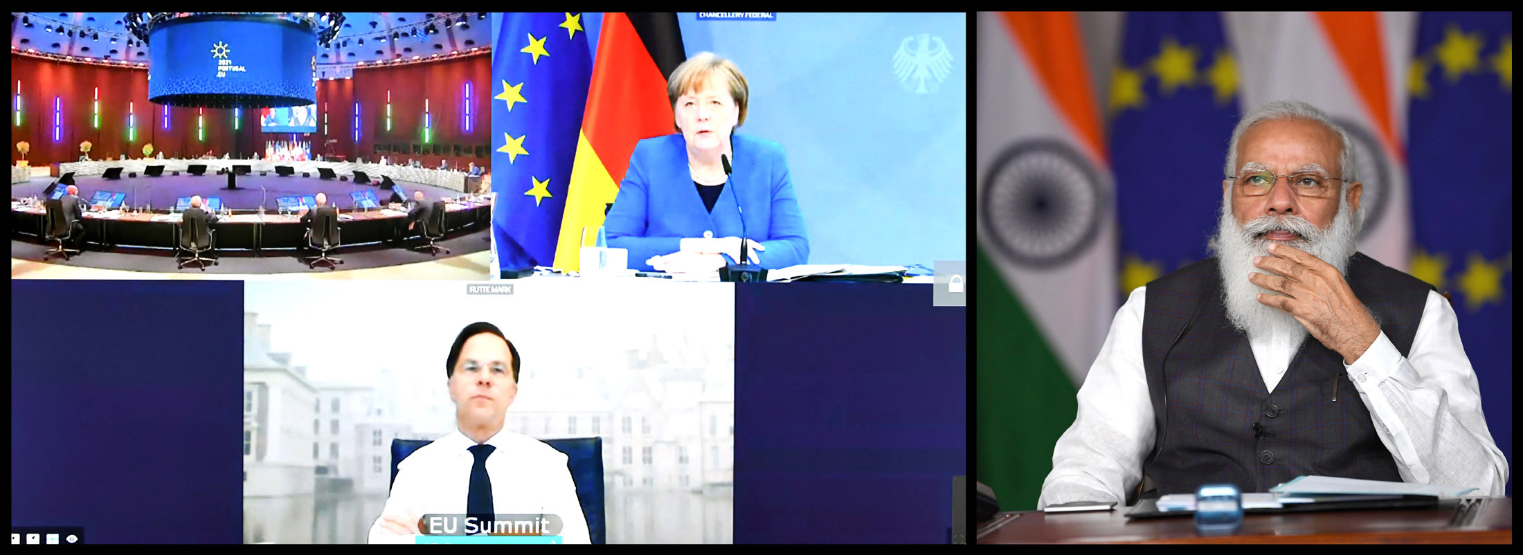 All 27 EU Member State leaders meet Indian PM Modi